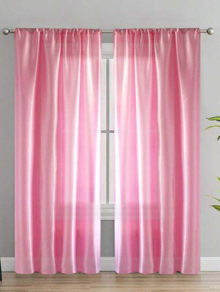 1pc Solid Color Contemporary Simple Sheer Curtain, Lightweight Semi-Transparent Partition Curtain Suitable For Bedroom, Living Room, Balcony, Casement Window Decoration